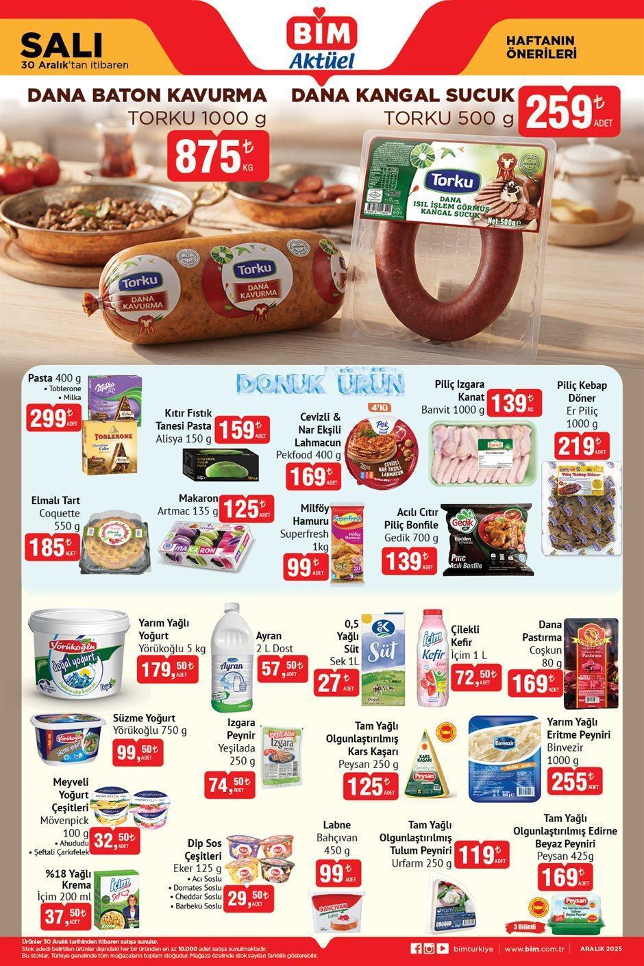 BİM 30 ARALIK SALI AKTÜEL KATALOĞU