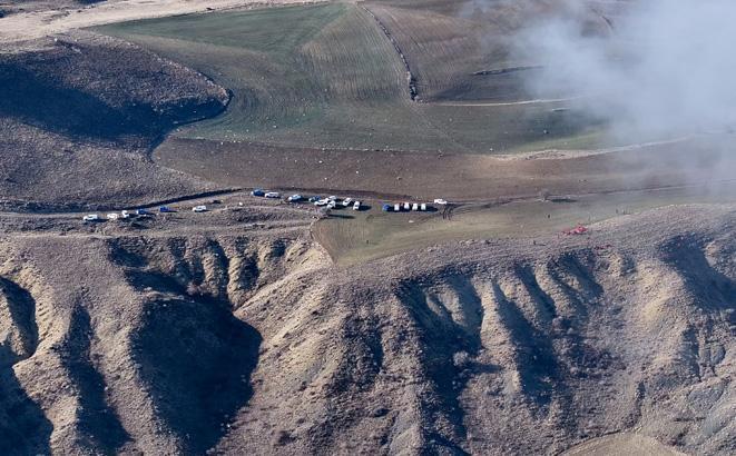 Ankarada Libya heyetini taşıyan uçağın enkazına ulaşıldı Ankarada Libya heyetini taşıyan uçağın enkazına ulaşıldı