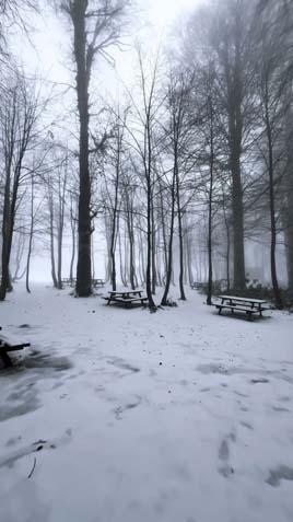 KARTEPE’DE KAR MANZARASI