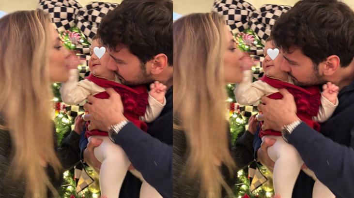 Eda Ece ve Buğrahan Tuncer çiftinden mutlu aile paylaşımı
