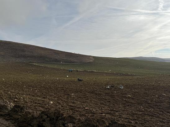 Ankarada Libya heyetini taşıyan uçağın enkazına ulaşıldı Ankarada Libya heyetini taşıyan uçağın enkazına ulaşıldı