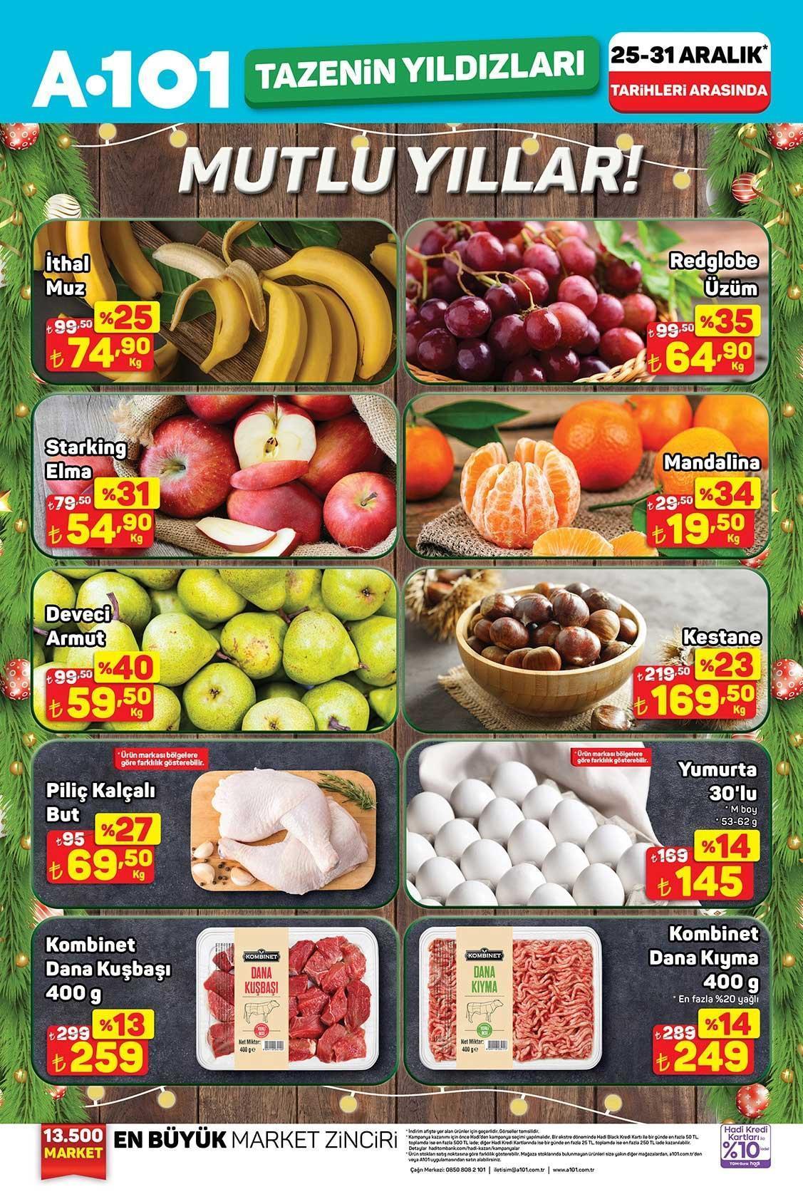 25-31 ARALIK A101 AKTÜEL KATALOĞU