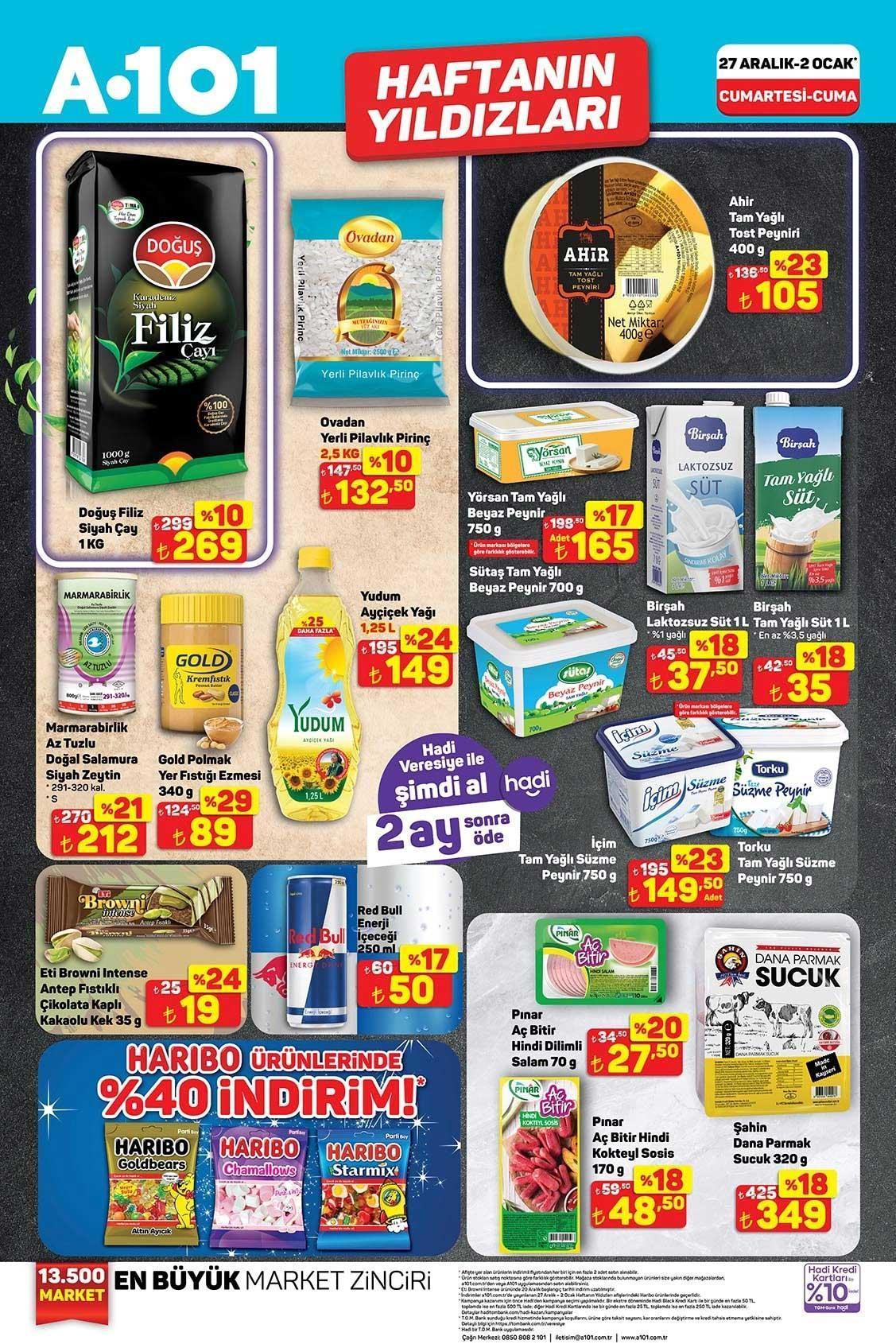 27 ARALIK-2 OCAK A101 HAFTANIN YILDIZLARI AKTÜEL KATALOĞU