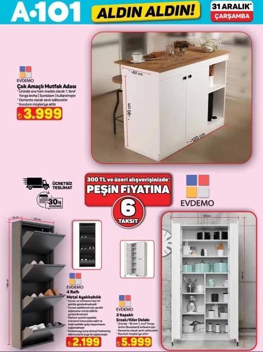 A101’den Yılbaşı Sürprizi 31 Aralık 2025 Aldın Aldın Aktüel Ürünler Listesi Belli Oldu A101 Aldın Aldın aktüel kataloğu bu hafta neler getiriyor A101 indirim broşürü ile 3lü beyaz cam ankastre seti, şarjlı süpürge...
