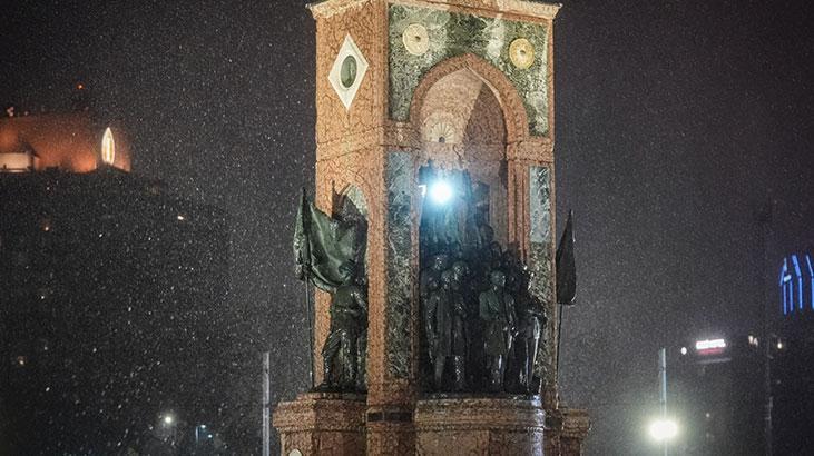 İstanbulda kar yağışı etkili oldu