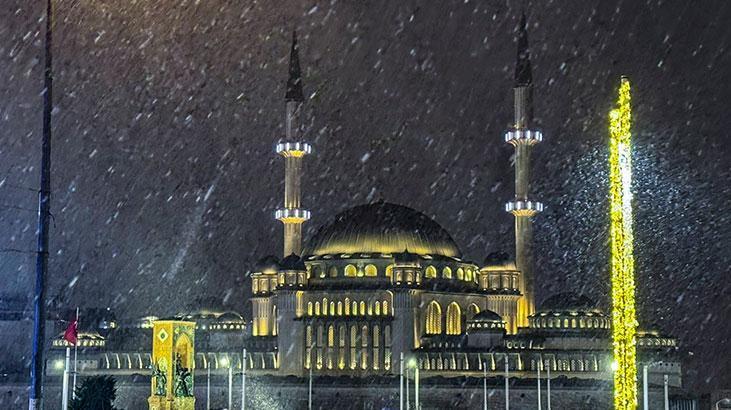 İstanbulda kar yağışı etkili oldu
