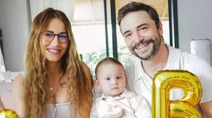 Ünlü oyuncudan mutlu aile tablosu İşte minik Demirden yeni kare