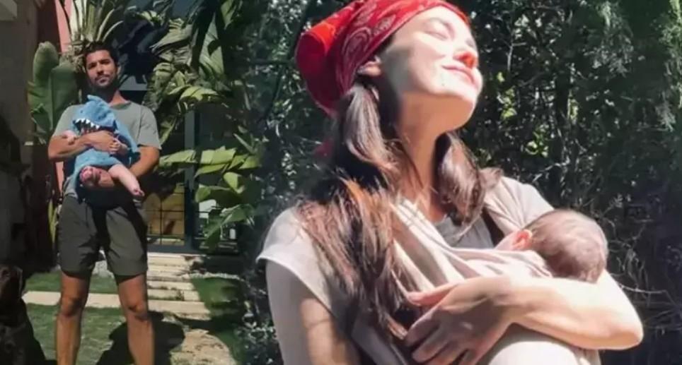 İstanbulda lapa lapa kar yağdı... Pınar Deniz ve eşi Kaan Yıldırım çocuklar gibi eğlendi
