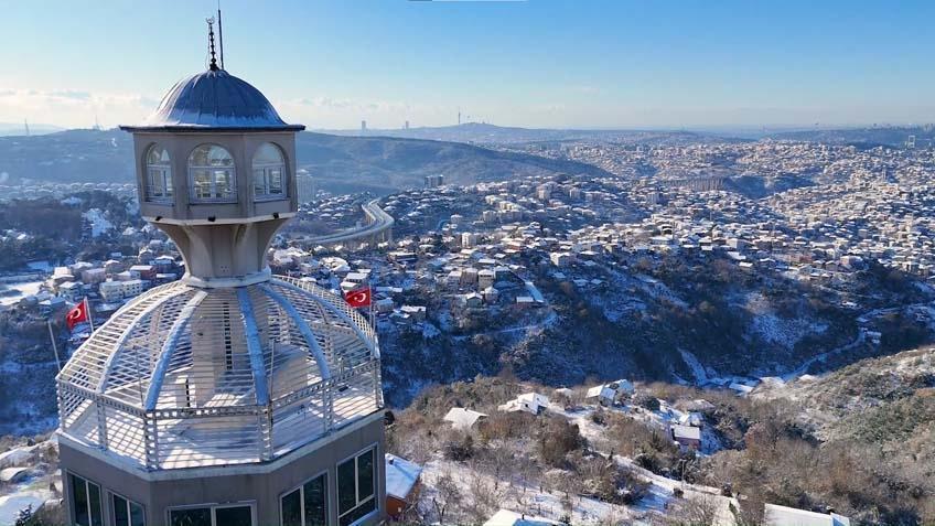 İstanbulda yeni yıla beyaz başlangıç İlk kar manzaraları geldi
