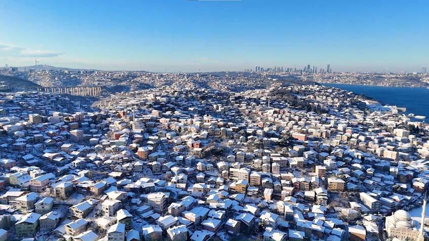 İstanbulda yeni yıla beyaz başlangıç İlk kar manzaraları geldi