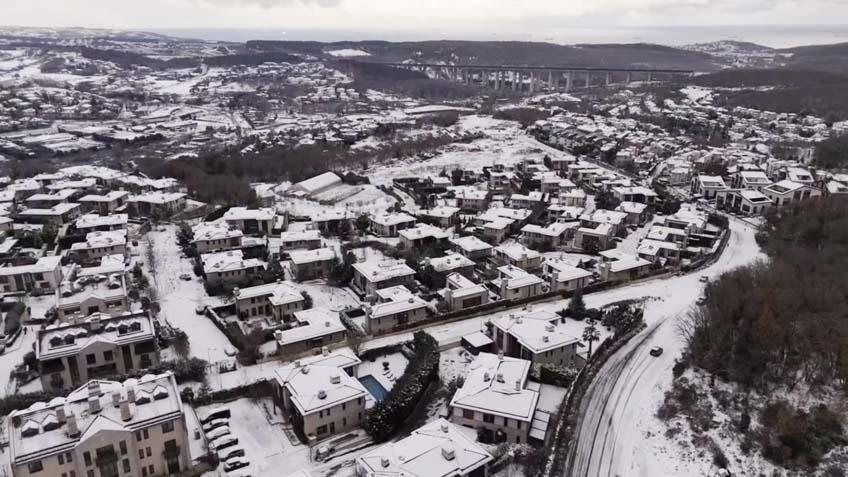 İstanbulda yeni yıla beyaz başlangıç İlk kar manzaraları geldi