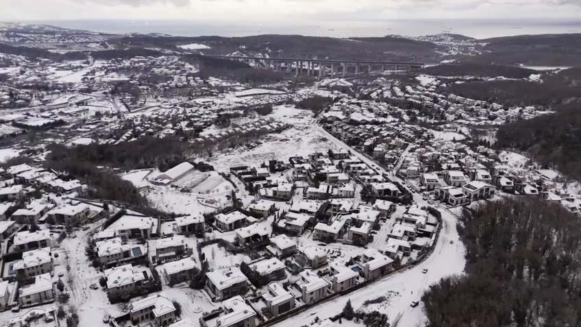 İstanbulda yeni yıla beyaz başlangıç İlk kar manzaraları geldi