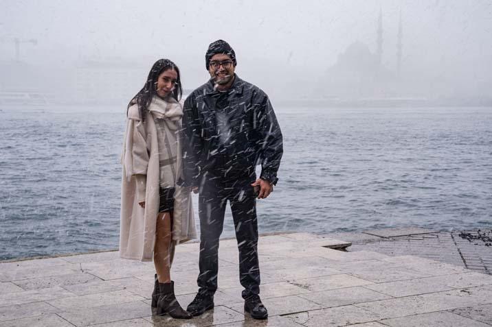 İstanbulda yeni yıla beyaz başlangıç İlk kar manzaraları geldi