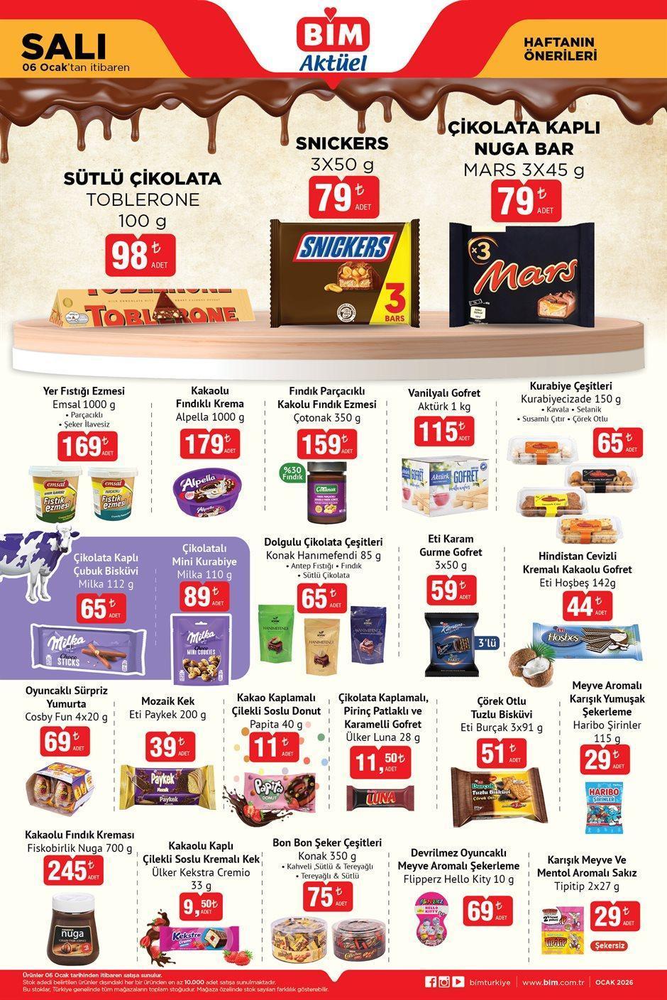 6 OCAK SALI BİM AKTÜEL KATALOĞU