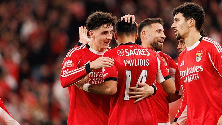 Jose Mourinho ile Benfica, ligde ilk yarıyı namağlup tamamladı