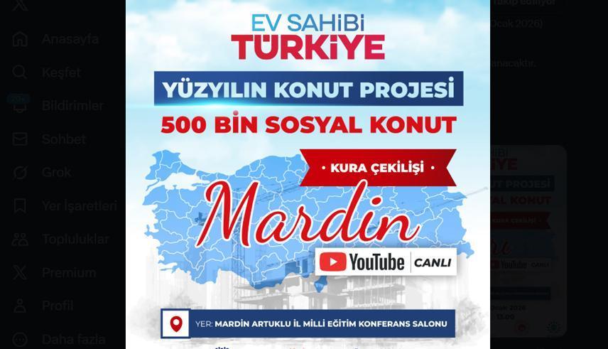 MARDİN TOKİ KURA ÇEKİLİŞİ YAPILDI