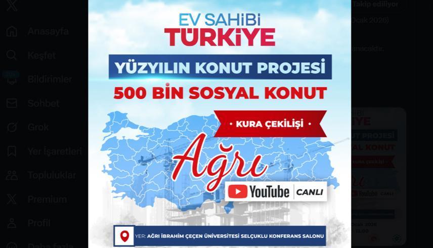 AĞRI TOKİ KURASI SONA ERDİ