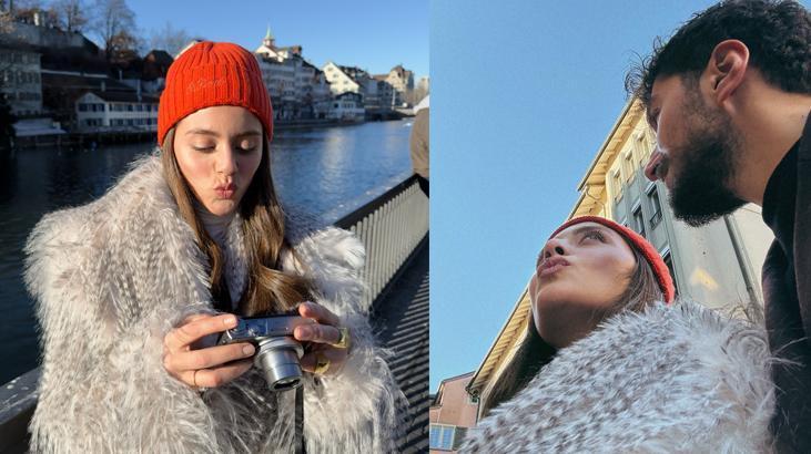 Sıla Türkoğlunun romantik tatili Pozlarıyla Zürihi ısıttı