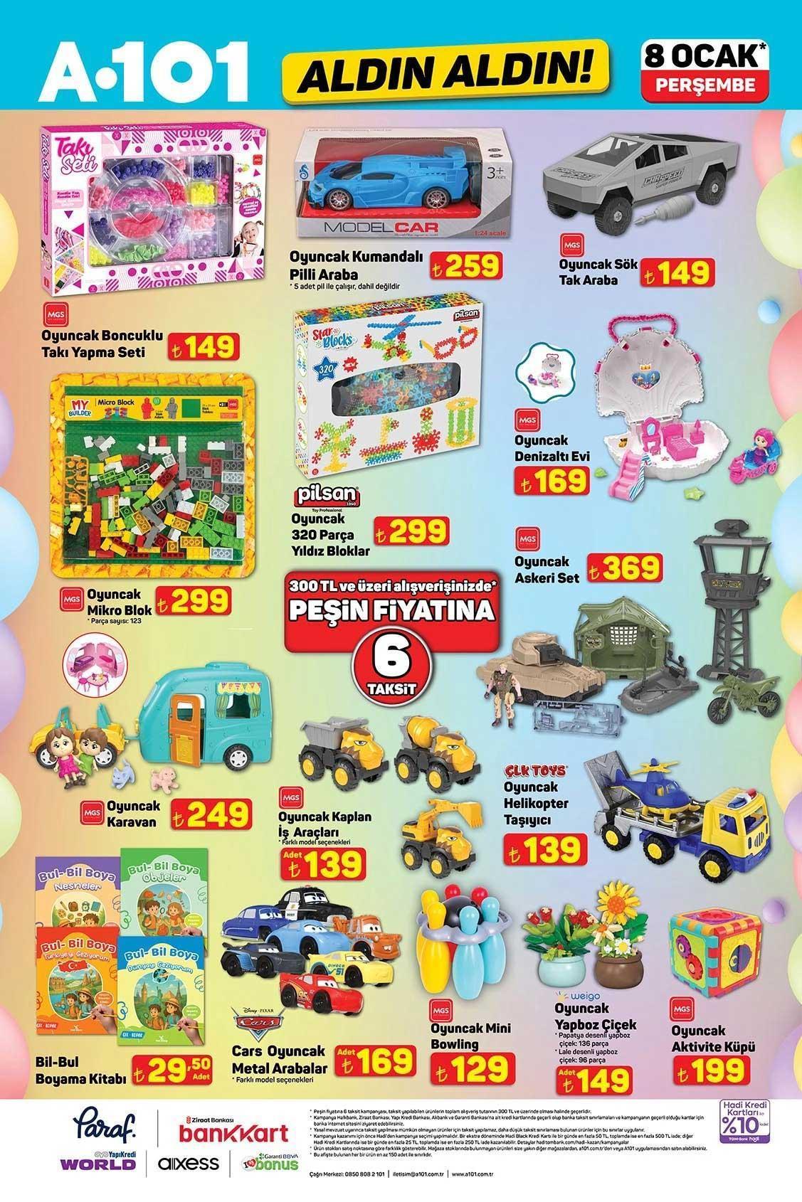 A101 ALDIN ALDIN 8 OCAK PERŞEMBE AKTÜEL KATALOĞU