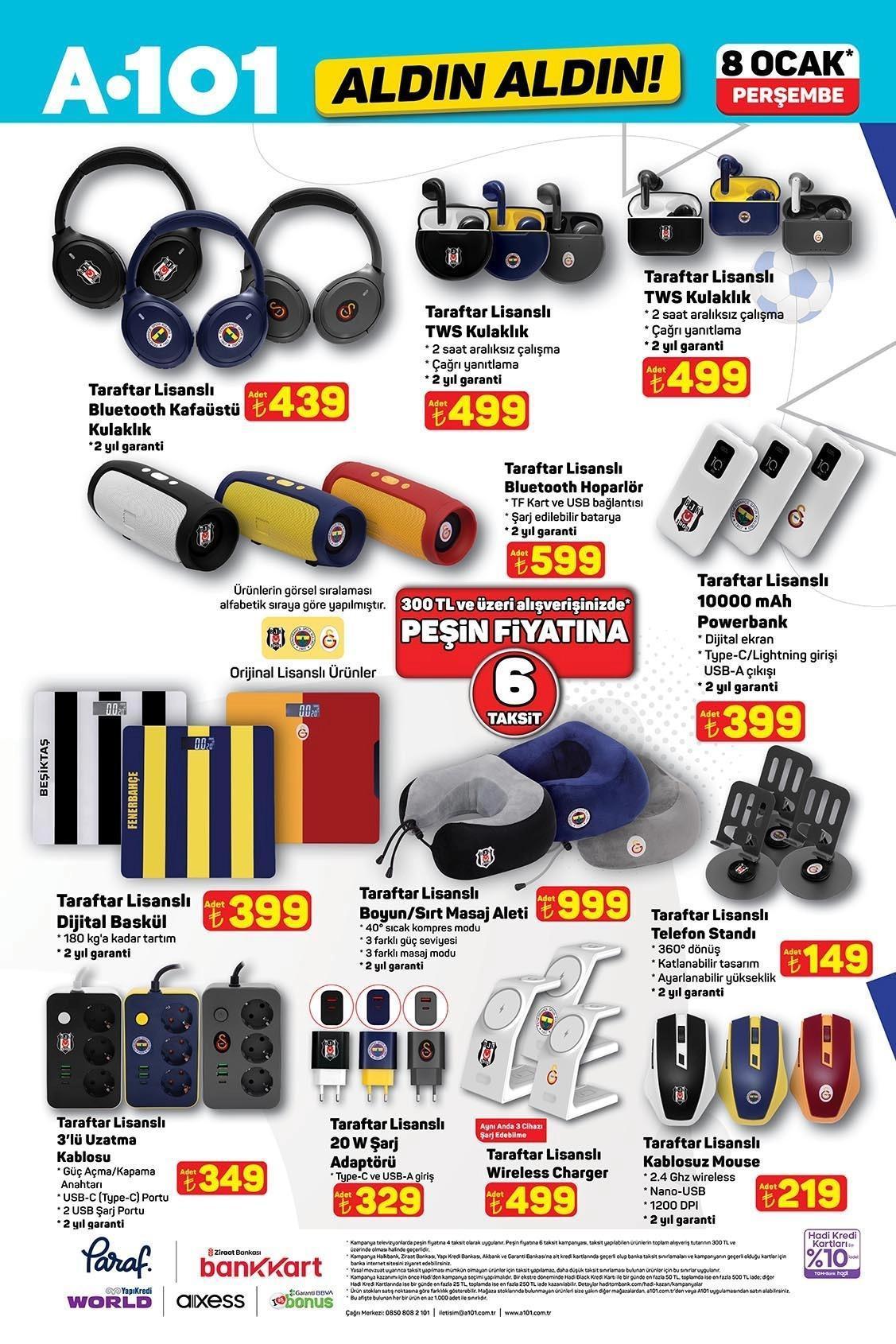 A101 ALDIN ALDIN 8 OCAK PERŞEMBE AKTÜEL KATALOĞU