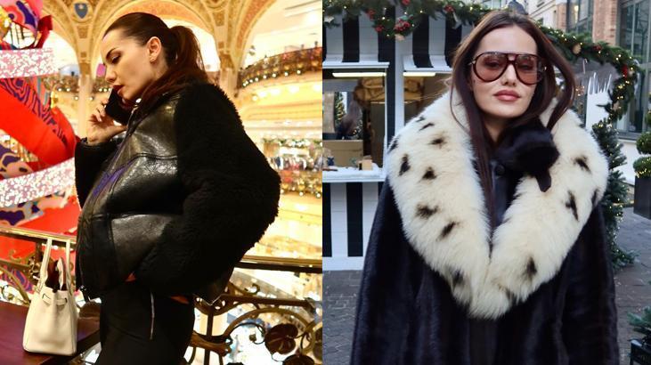 Pariste aşk tazelediler Burak Özçivit ve Fahriye Evcenden romantik kare