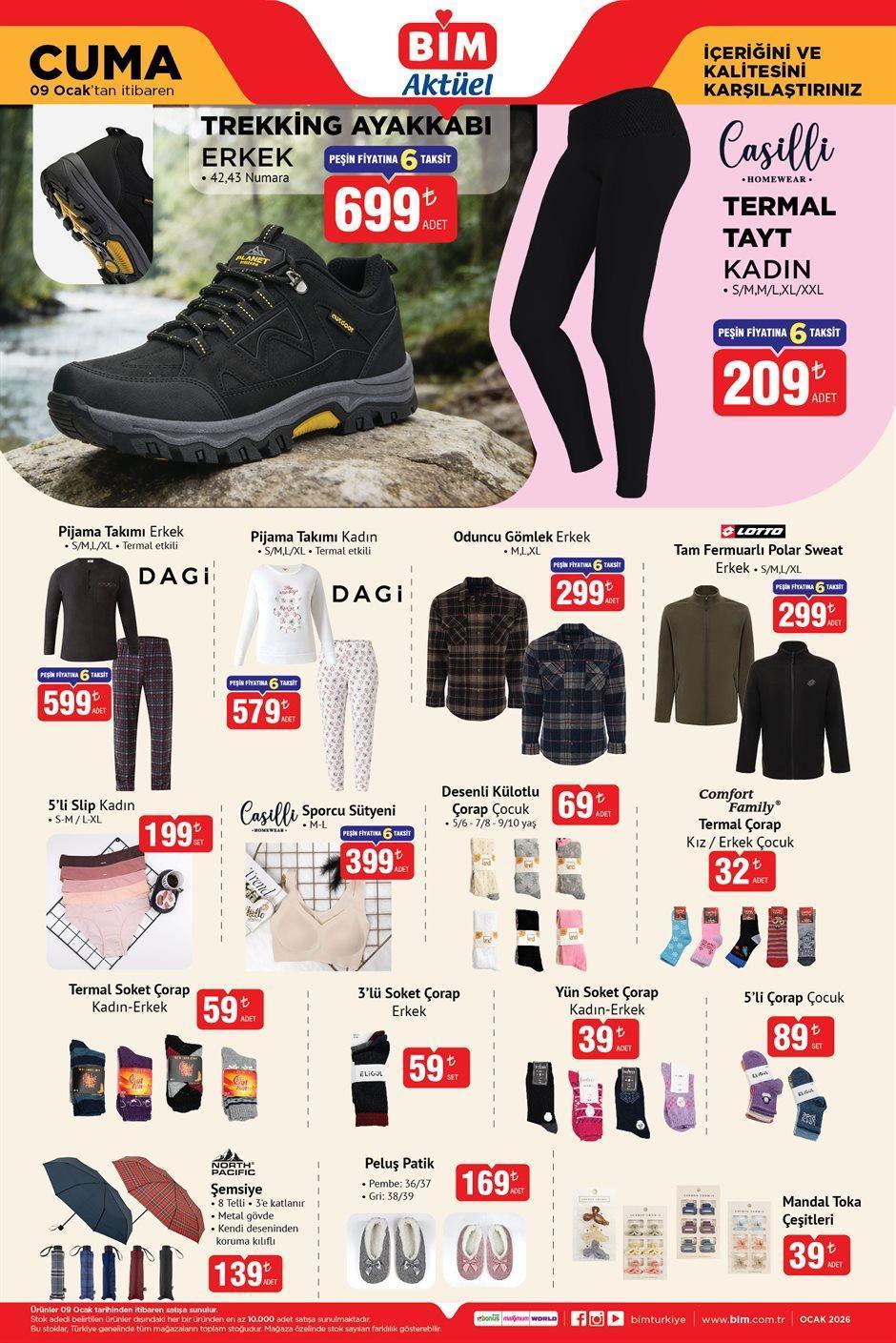 9 OCAK CUMA BİM AKTÜEL İNDİRİMLERİ
