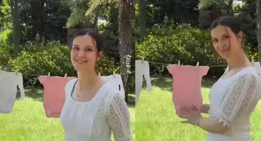 İrem Helvacıoğlu paylaştı İşte kızı Soradan yeni kare