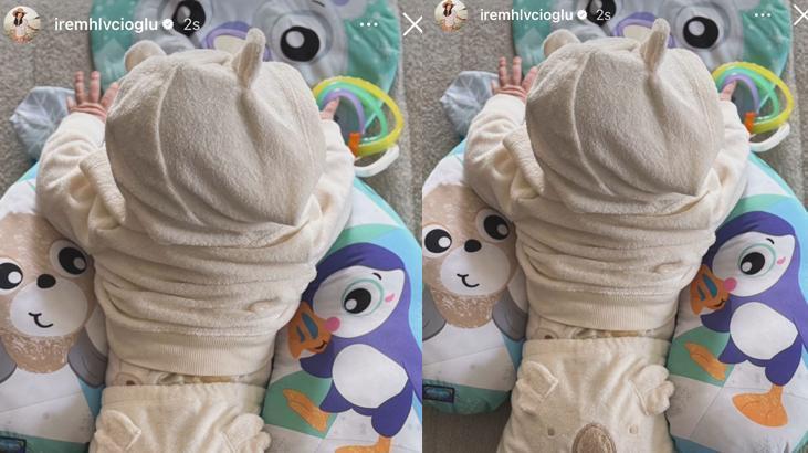 İrem Helvacıoğlu paylaştı İşte kızı Soradan yeni kare