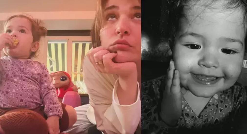 Gonca Vuslateri ve minik kızı Asya Moneden yeni kare