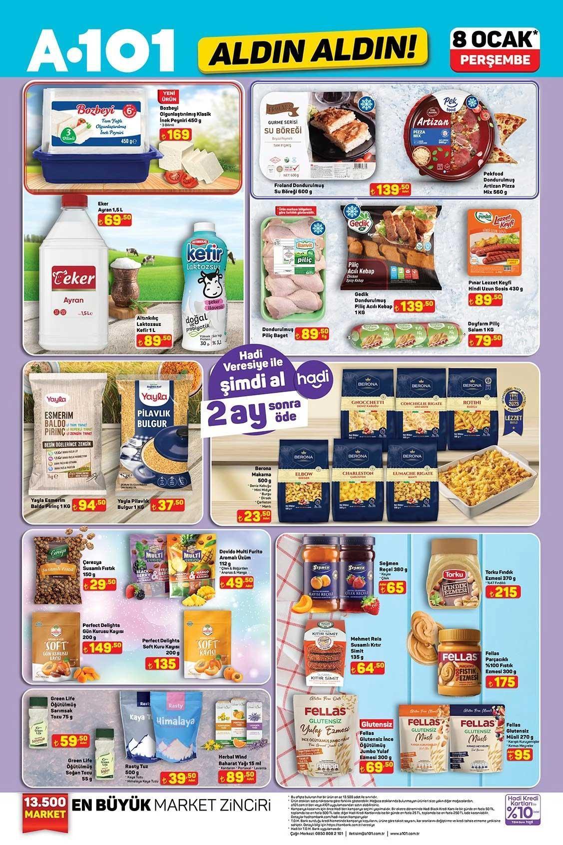 A101 ALDIN ALDIN 8 OCAK PERŞEMBE AKTÜEL KATALOĞU
