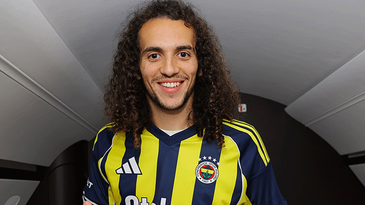 Fenerbahçenin yeni transferi Matteo Guendouzi formayı giydi