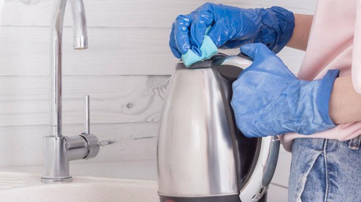 Bir damla sirke yok Kettle kirecini sıfırlayan ev formülü