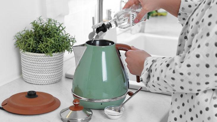 Bir damla sirke yok Kettle kirecini sıfırlayan ev formülü