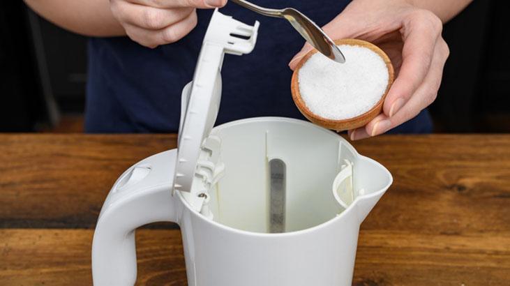 Bir damla sirke yok Kettle kirecini sıfırlayan ev formülü