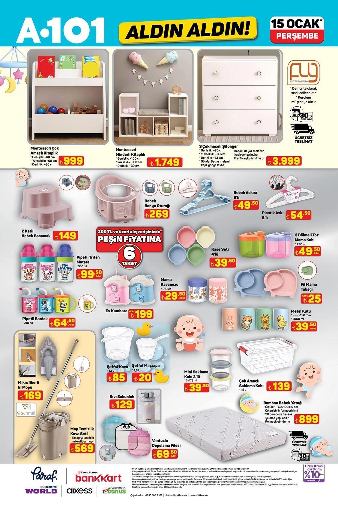 15 OCAK A101 ALDIN ALDIN AKTÜEL KATALOĞU