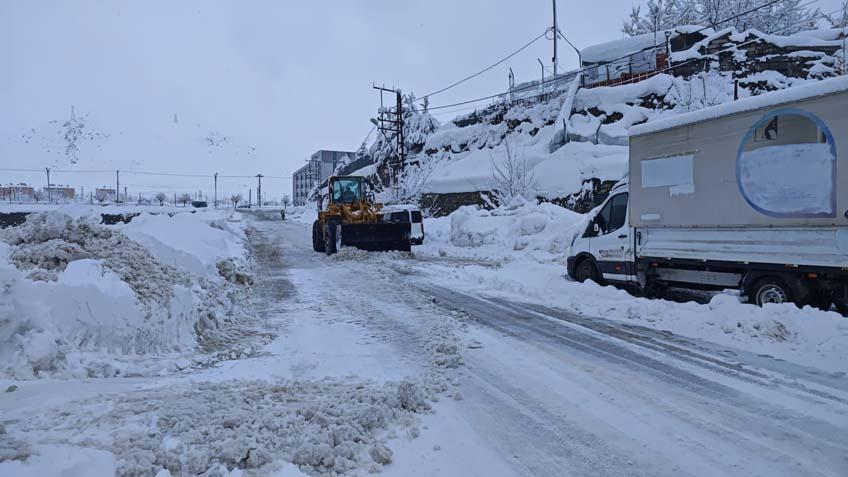 Evler kara gömüldü, ulaşım sağlanamıyor Kar kalınlığı 1,5 metreyi geçti