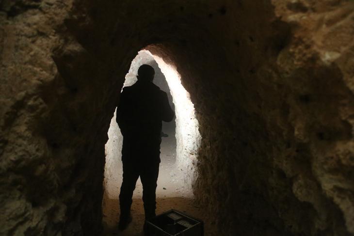 İşte SDGnin Halepteki yer altı şebekesi Örümcek ağı gibi...