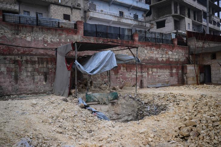 İşte SDGnin Halepteki yer altı şebekesi Örümcek ağı gibi...