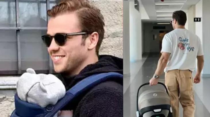 Tolga Sarıtaş ve minik oğlu Aliden yeni kare