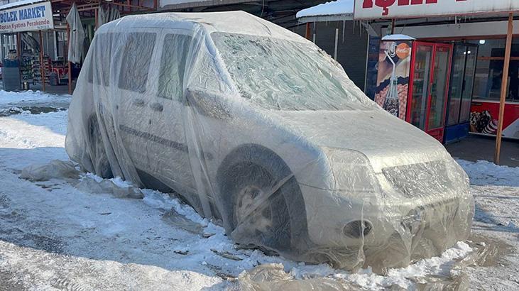 AĞRI ADETA BUZDAN KENTE DÖNDÜ