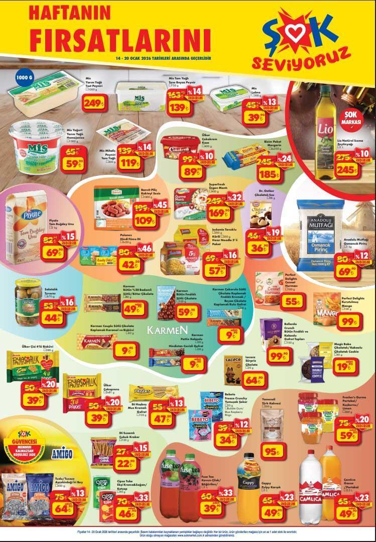 14-20 OCAK ŞOK AKTÜEL KATALOĞU