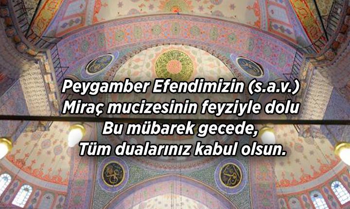 EN GÜZEL MÜBAREK KANDİL MESAJLARI 2026: Miraç Kandili için iyi niyetler, güzel dilekler Resimli, kısa, uzun Miraç Kandili mesajları ve sözleri