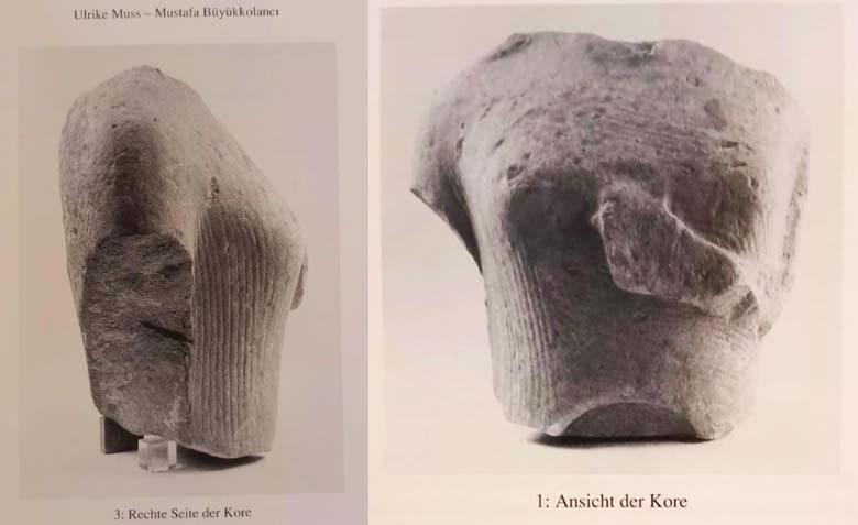 Kuşadası sahilindeki büyük sır Denizden çıkartıldı, 40 cm yüksekliğinde