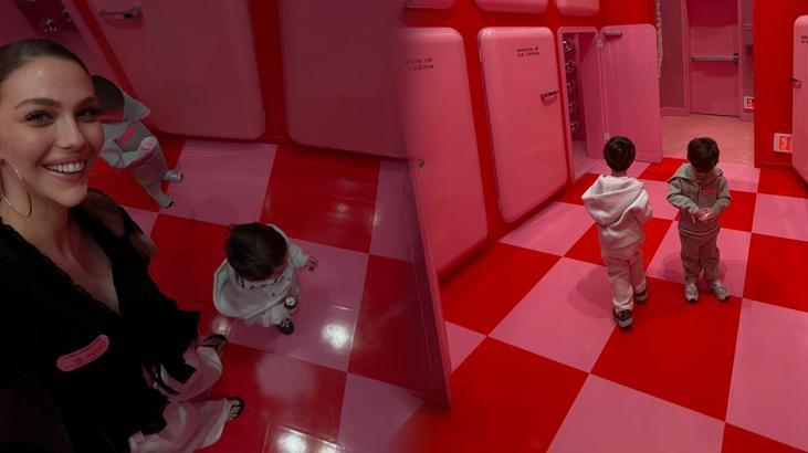 Yasemin Şefkatliden mutlu aile pozu Amerika tatilinden paylaştı