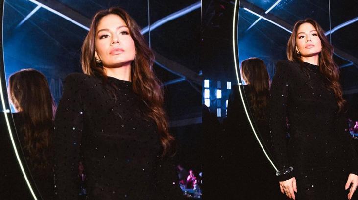 Eşref Rüyanın yıldızına beğeni yağmuru Demet Özdemir siyahlar içinde