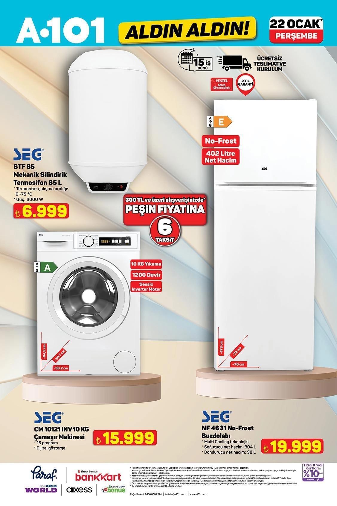 22 OCAK PERŞEMBE A101 AKTÜEL KATALOĞU