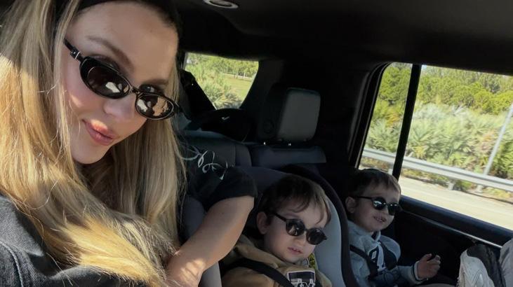 Yasemin Şefkatli ABDden paylaştı İşte oğulları Emir ve Ayelin son hali