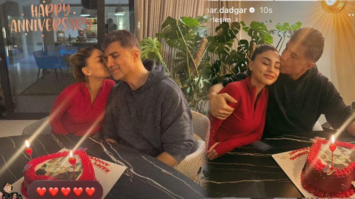 3. yıla romantik kutlama Özcan Deniz ve eşi Samar Dadgardan aşk dolu kare