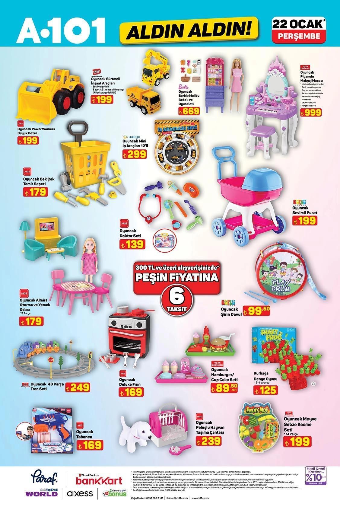 22 OCAK PERŞEMBE A101 ALDIN ALDIN AKTÜEL KATALOĞU