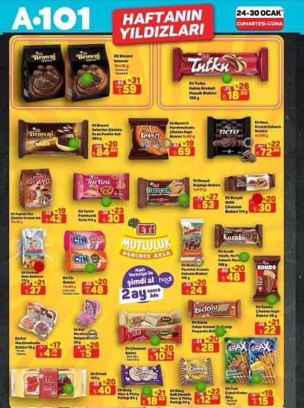 A101 24-30 OCAK HAFTANIN YILDIZLARI KATALOĞU